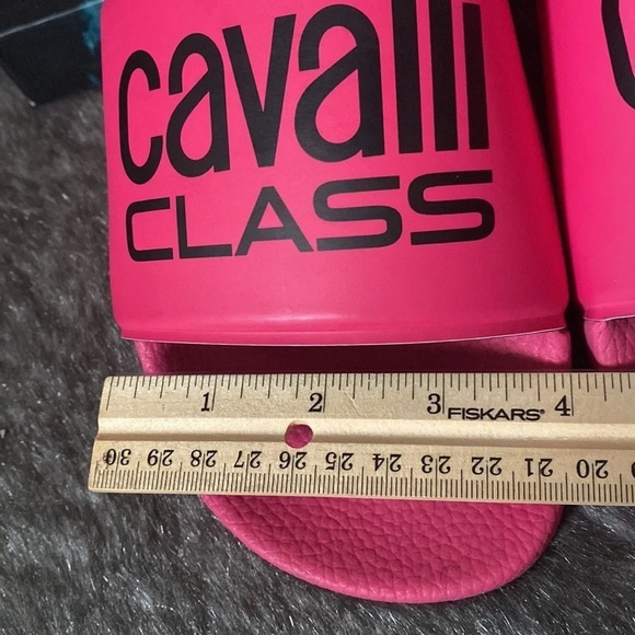 Cavalli Class fushia  pink Slides Sz 41 - Picture 5 of 11